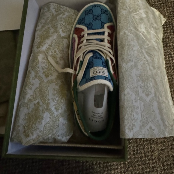 Gucci Mens Multicolor Sneaker size 12 NWT - Picture 1 of 10